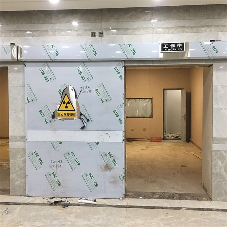 宽城双扇电动防护铅门
